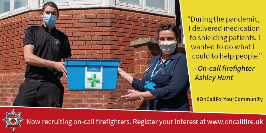 northantsfire's tweet photo. Do you care about your community & want to do your bit to keep people safe? Along with our staff and whole-time crews, on-call firefighters have been a valuable support to us during the pandemic. Now recruiting! For info, see: https://t.co/NMCBtYJdN9 #OnCallForYourCommunity https://t.co/moOe8ZBj5Q