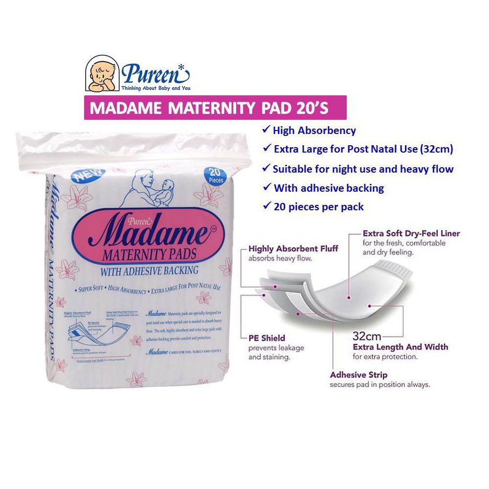 Tip #3Keep the perineal area clean & dry as possible after birth. This means, tukar pad kerap2 tau.Make sure to dry the area (pat with tissue) before pakai balik new pad.Personally I suka maternity pad dgn wings, tak suka yg mcm bawah ni tapi malas cari gmbr lain 