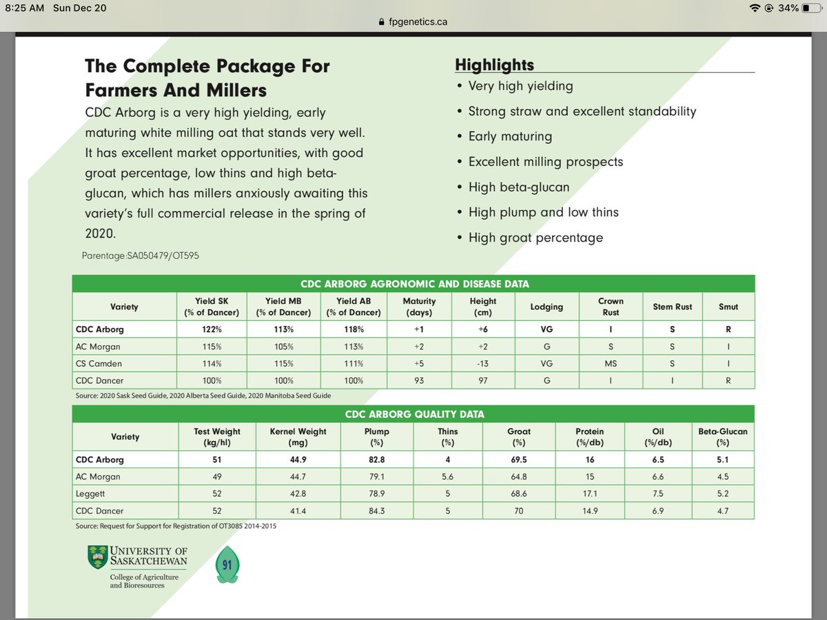 CoopSeed's tweet photo. Wrapped up cleaning CDC Arborg oats for @Trueseedsltd this week. Excellent stand ability and high yielding, book now and pick up in the spring at the plant 780-396-3771 https://t.co/Zxy8sGOmFP
