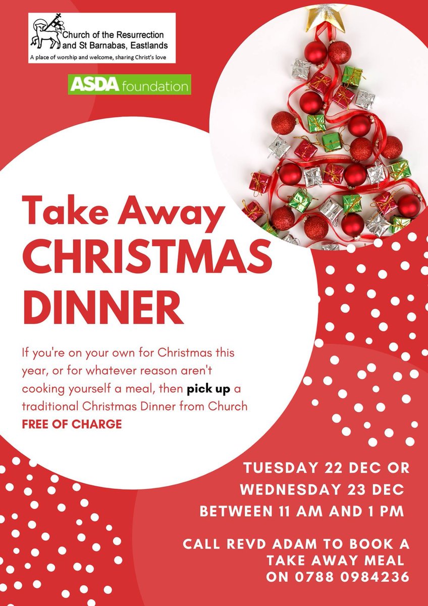 Please spread the word about this to those you know who are alone or for whatever reason don't cook a Christmas meal this Christmas in Beswick and Lower Openshaw. TA