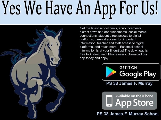 JfMurray38's tweet photo. We now have an exclusive app for the James F. Murray School! Download our app today for all of your needs! We hope that you enjoy it! Please share the word! https://t.co/3ZXzhrZB5t