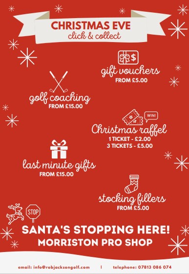 morristongolf's tweet photo. Our Golf professional Rob Jackson (@RobJacksonGolf ) is able to offer all members and visitors a click n collect service for all orders placed this week which can be collected on Christmas Eve

Please contact 07813 086074 for details - please RT to support this local business. https://t.co/RErXRSAcAd