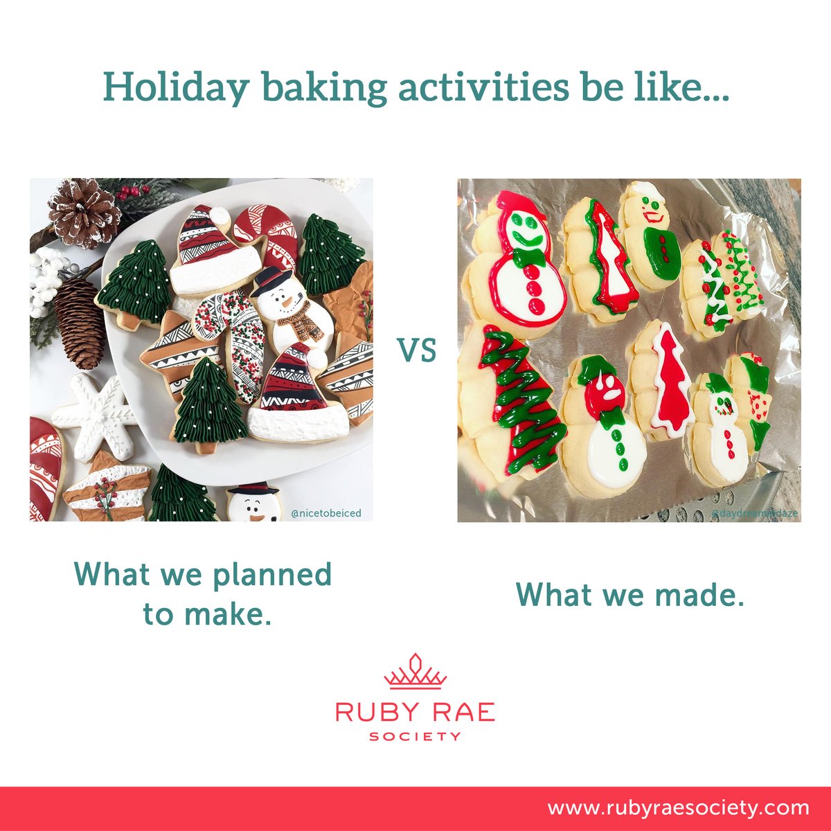 RubyRaeSociety's tweet photo. Are you a parent the likes to keep an eye on your kiddos daily screen time?  We'll we've got two great options for you:  
A) Beef up their concentration skills with our Brains and Beauty Matching Card Game 
B) Host a Holiday Cookie Challenge at home! https://t.co/a9bymkfksL