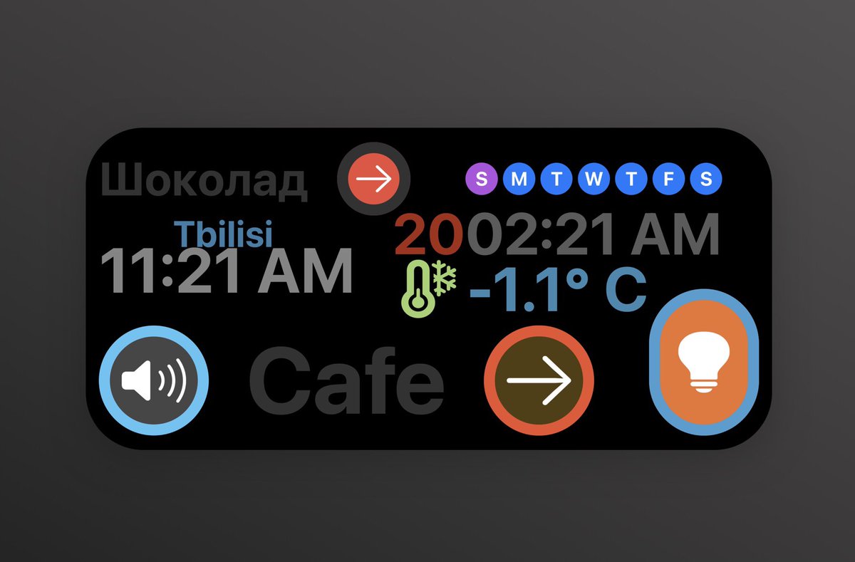 ivanyc's tweet image. Such a great app. But need more choice for weather provider and location and hope you add more tools too. This is my first widget . Brilliant 🙏