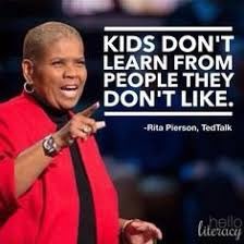 As a teacher, my colleagues would always ask me, “How do you get “Johnny” to do your work. He won’t do work for me.” As the late great Rita Pierson would say.....🤷🏾‍♂️