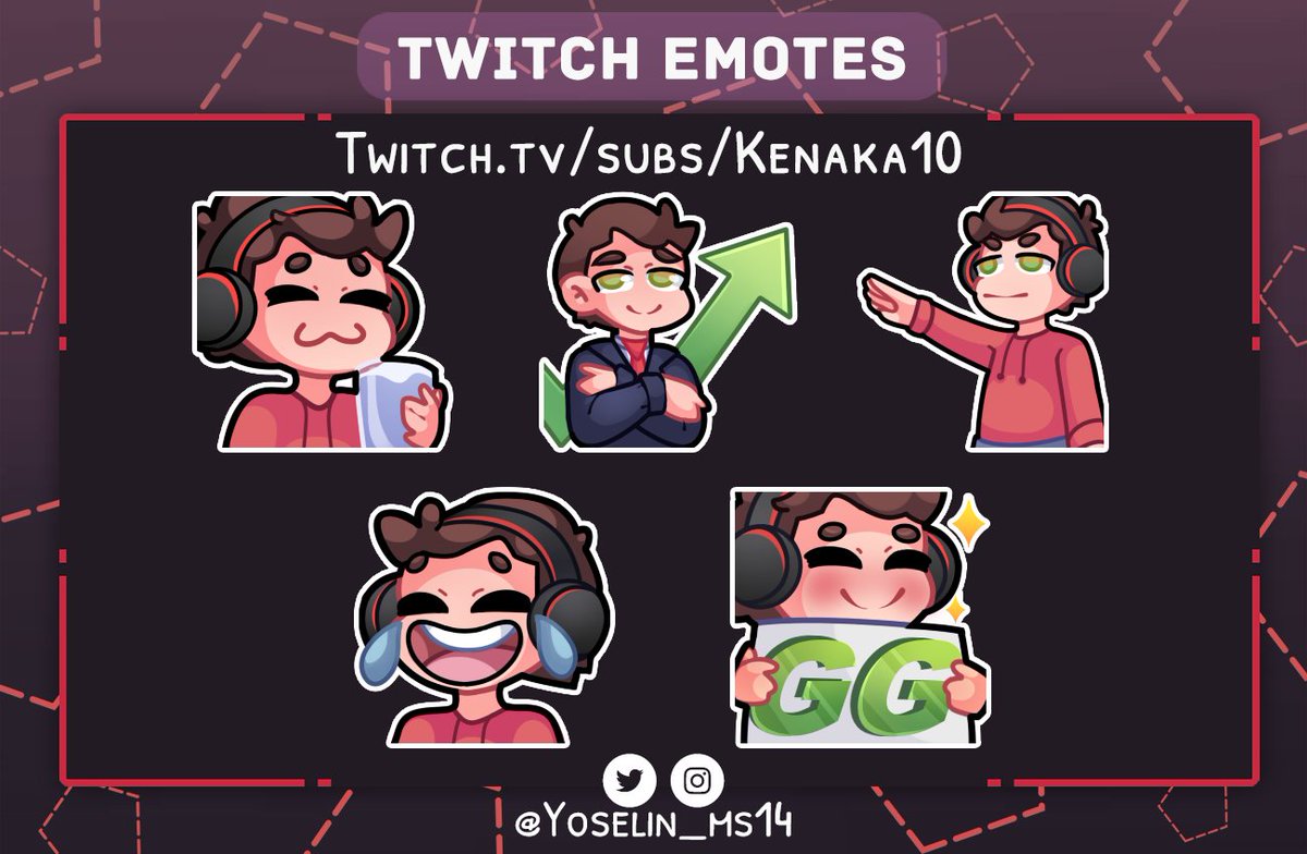 ¡¡Agradecer a esta pedazo de artista <a href="/Yoselin_ms14/">new acc*unt @catdonuts_</a> por hacerme los emotes para mi canal de twitch!!🙌🙌
Si os gusta el diseño, ya sabéis a quien acudir 😝

#TwitchEmoteArtist