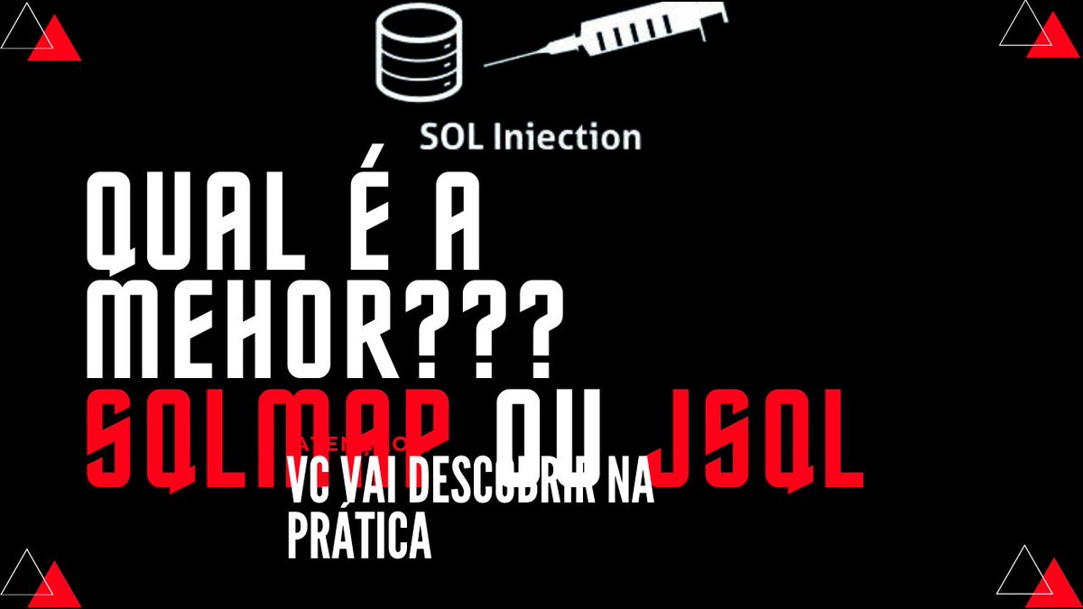 orienttecnology's tweet image. SQLMAP X JSQL - Qual é o Melhor????? - EXPLORANDO Vulnerabilidade SQLInj... youtu.be/cP3qxdsTs10 via @YouTube 
#jsql #sqlmap #jsqlinjection