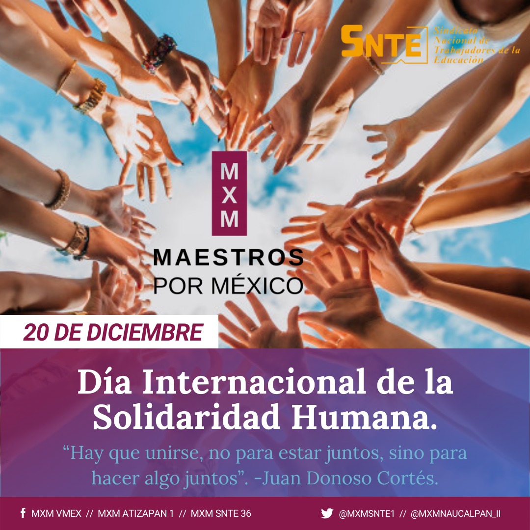 MxM_Puebla's tweet photo. #FelizDomingo Las grandes oportunidades para ayudar a los demás rara vez vienen, pero las pequeñas nos rodean todos los días. #DíaInternacionalDeLaSolidaridadHumana #SoyMxM #QuedateEnCasa https://t.co/fzo1N8czlJ