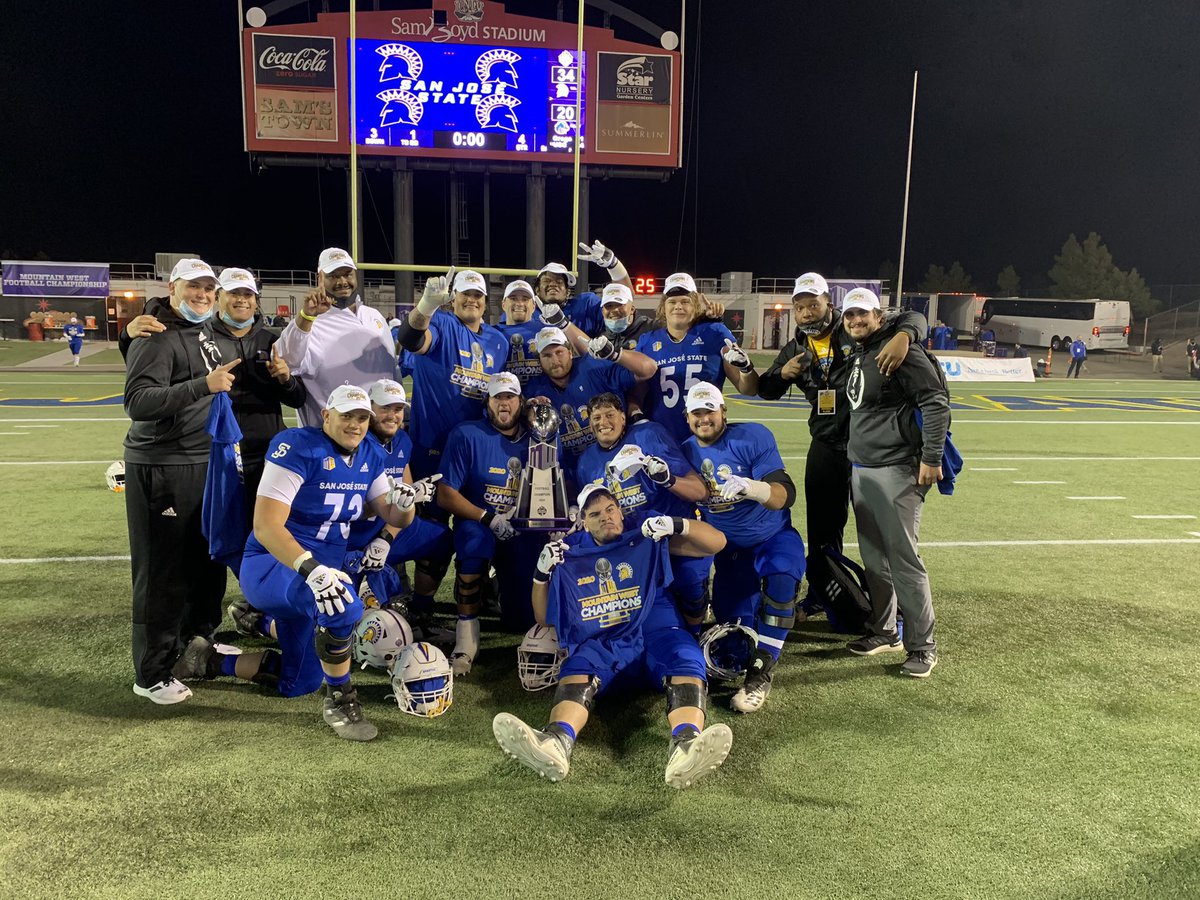 Hot boyz 🏆🔥<a href="/SanJoseStateFB/">San José State Football</a> #MWChampions #ClimbTheMountain