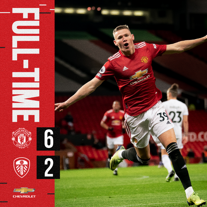 schalke_usa's tweet photo. Congratulations to my beloved MANCHESTER UNITED for its huge 6:2 home WIN today over Leeds United! What a great VICTORY! It's onward and upward for our RED DEVILS now! Let's DO it! #GloryGlory #ManUtd #MUFC #MUNLEE #EPL #RedDevilsPride #FootballIsLife 🥰 https://t.co/lfxRBrYRUt