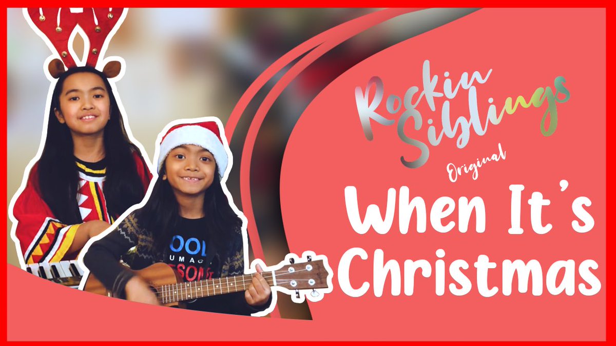 rocknsiblings's tweet photo. Watch our original song When’s it’s Christmas lyrics and melody by us 😘 

#christmasisnotcancelled #Christmas2020 

 Subscribe to our youtube channel for more music from your resident rockstar kids!!!

#torontotogether

https://t.co/CEWV8FzqxV https://t.co/PlhG0vufah