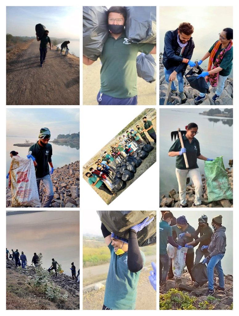 Meet59919043's tweet photo. Today 4th Cleanliness Drive Conducted by #RobinHoodArmy #Rajkot Near Nyari Dam. 

This Waste thereby are dumped at the nearby by garbage bin. where @smartcityrajkot can collect it. @swachhbharat #RHA  @rha_india @narendramodi #SwachhRajkot 💚🌱 https://t.co/ll6fbSsGsk https://t.co/PItxRoBmQH