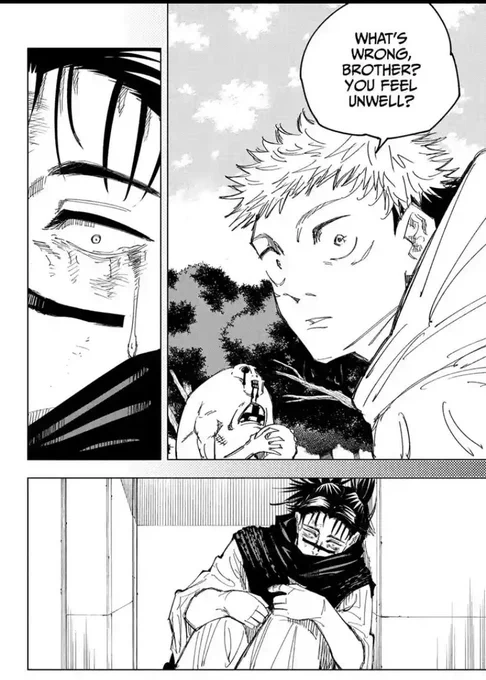 choso seems to be in shock rn but this is a very interesting spread, i wonder what he will do next 