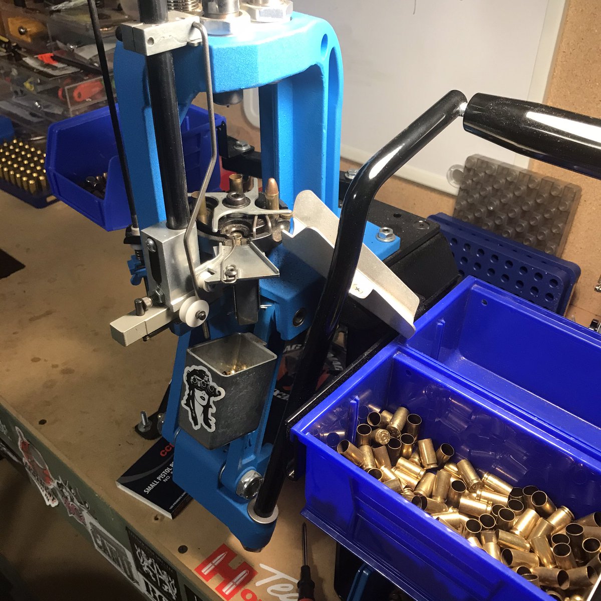 HusbeastWS's tweet photo. Spent some time yesterday loading up some 9mm rounds on the Dillon.
#reloading #dillon550 #dillonprecision #9mm #ammo #pewpew #homemade https://t.co/sG0JZdZ7O7