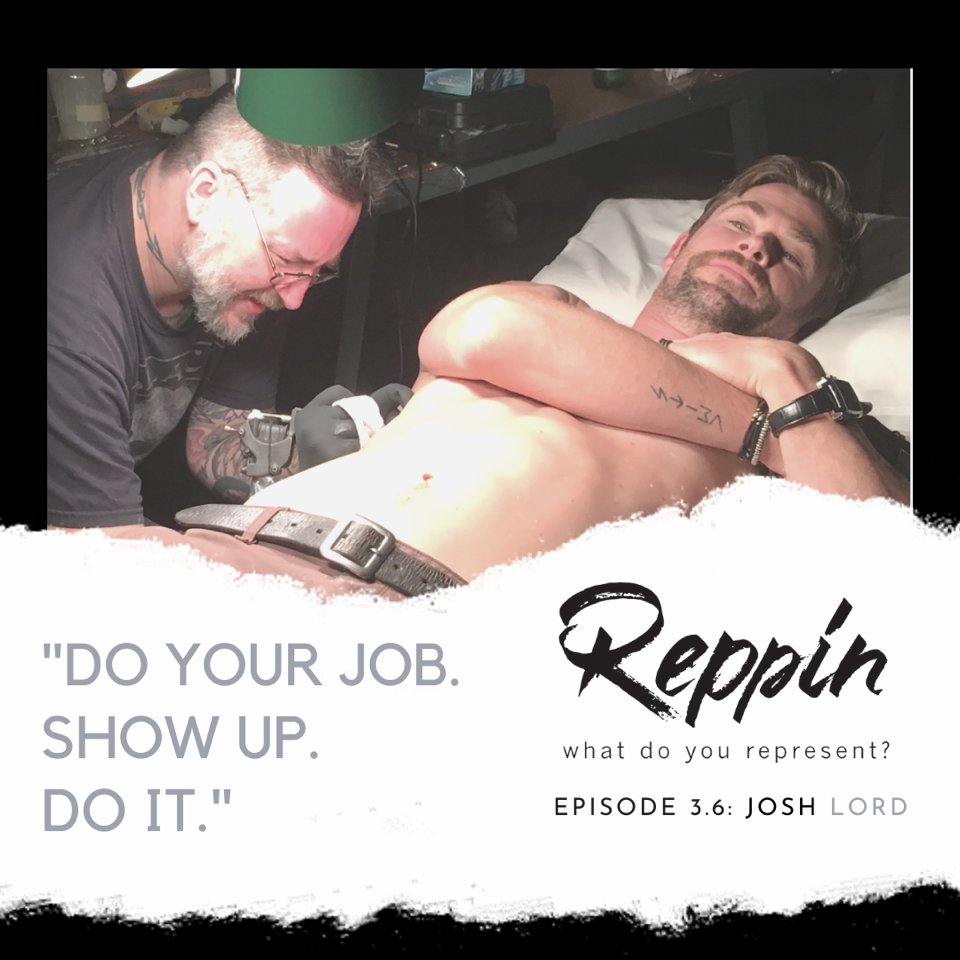 ReppinPodcast's tweet photo. TOMORROW! MONDAY! New ep of #reppin #podcast with #tattoo #artist #joshlord #eastsideink he talks about his #evolution from outcast to #hardwork that lead him to clients like the #marvel #avengers cast! Now he's a #master at his craft #ink #values #represent #talent #stories https://t.co/GIGEhhQdEu