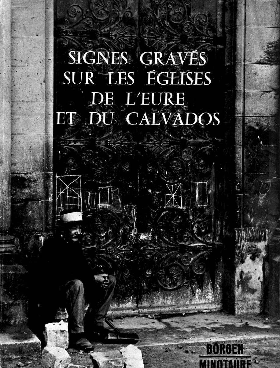salvagedwork's tweet photo. Signes gravés sur les églises de l'Eure et du Calvados (Signs Engraved on the Churches of Eure and Calvados) is a book written in French and directed by Asger Jorn.

We've run the text through a translator so you can enjoy it in English! https://t.co/LCkwyzoQx1