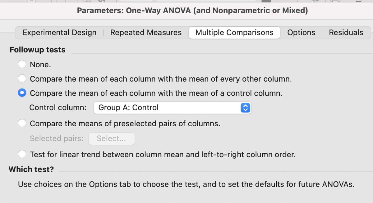 Harvey Motulsky (@hmotulsky) on Twitter photo Please elaborate on your suggestion. When you choose ANOVA, <a href="/GraphPad/">GraphPad Software</a> Prism asks you to specify which (if any) comparisons to make, and only selected comparisons will appear on the graph (and you can choose to label all comparisons or only those with P < 0.05). Please elaborate on your suggestion. When you choose ANOVA, <a href="/GraphPad/">GraphPad Software</a> Prism asks you to specify which (if any) comparisons to make, and only selected comparisons will appear on the graph (and you can choose to label all comparisons or only those with P < 0.05).