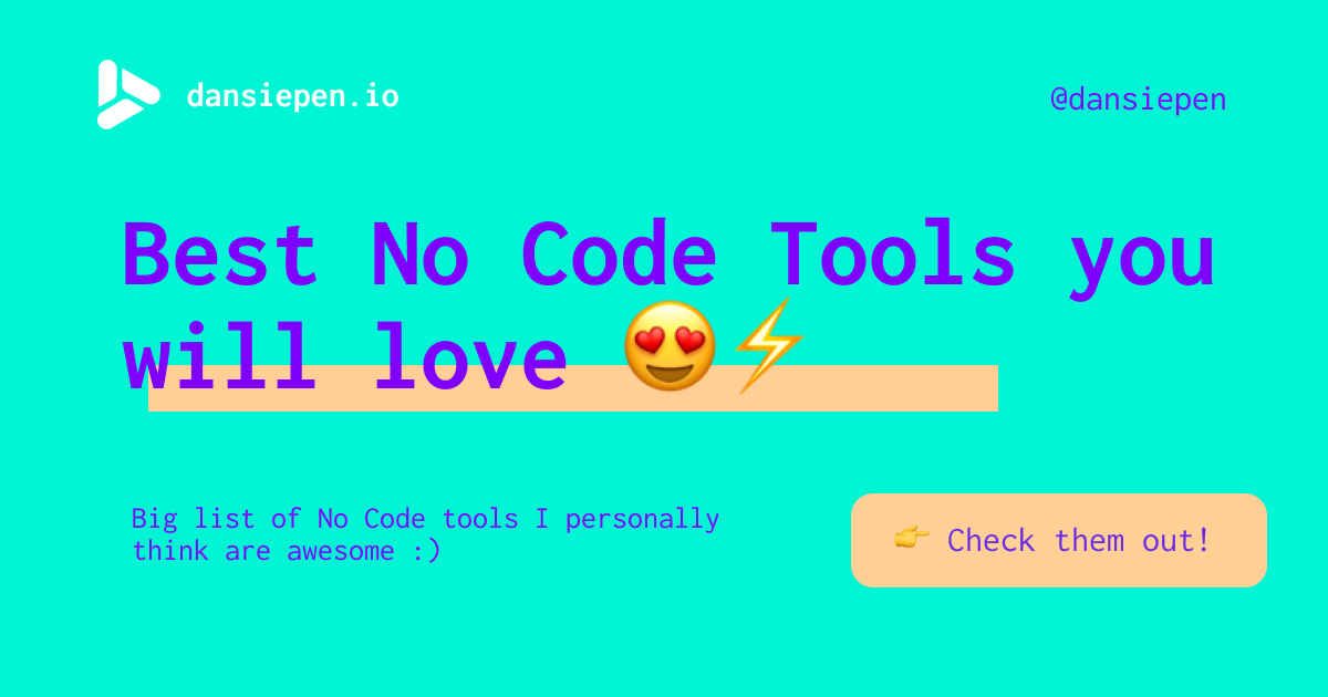 33+ Best No Code Tools you will love buff.ly/2WwTBjv