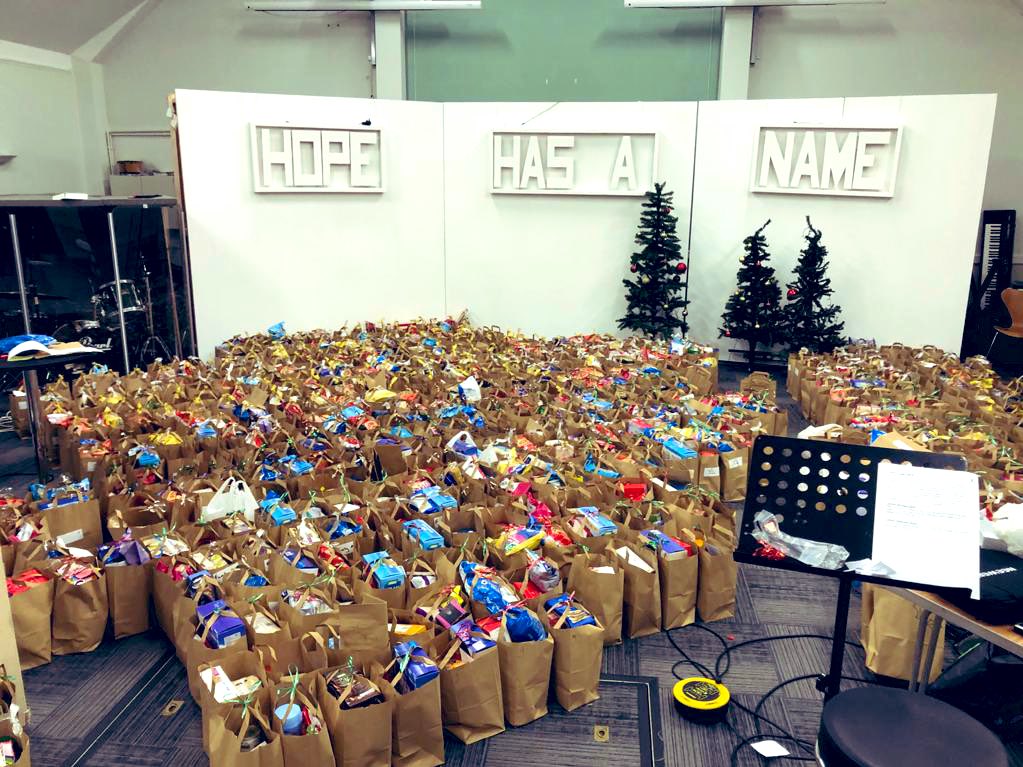mattcrome's tweet photo. Also massive appreciation @ParklandsChurch for hundreds of Christmas hampers into the community. There is hope in the bleak mid winter...  @BBCWales @WalesOnline https://t.co/0QMuWd3Eq7