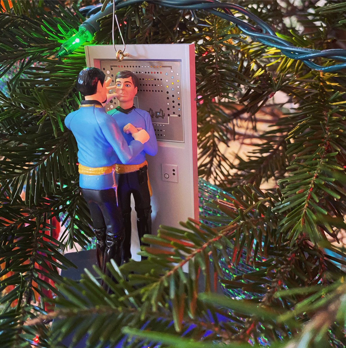 starshiptempest's tweet photo. REMEMBER...
Actually, probably forget 2020? Well, not all of it. Some of it was good. Like #StarshipTempest. Right? Ehhh? #seewhatididthere 

#vulcan #remember #startrekchristmas #startrekornaments #spock #bonesmccoy #spockandbones #vulcankatra #rememberthegood #forgetthebad https://t.co/wsLj3TxGln