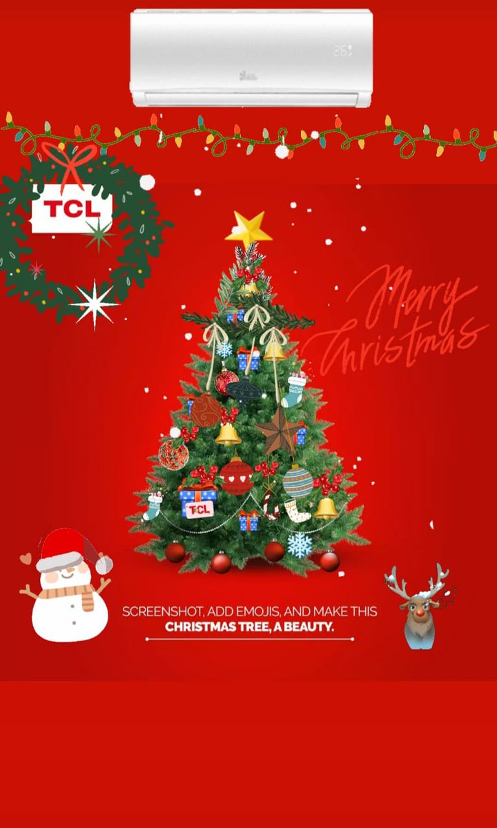 archana1860's tweet photo. @tcl_india #DeckTheTree
Here is my Christmas Tree
๐๐๐๐ ๐
๐๐๐ฐ ๐คถ โฅ ๐ฅฐ
#12DaysOfChristmas
@tcl_india
Join
@iamAddy93
@prashpatel_
@Anitanegidubey
@Prashantsorthiy
@jainusha30
@ravimoon64 https://t.co/WuaJtC3r66