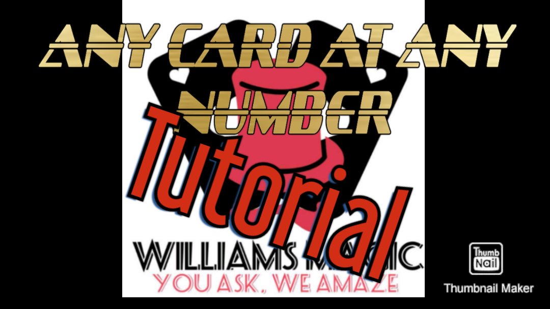 BetterTherapy81's tweet image. Any card at any number tutorial 
youtu.be/o5gXEc-_yH4