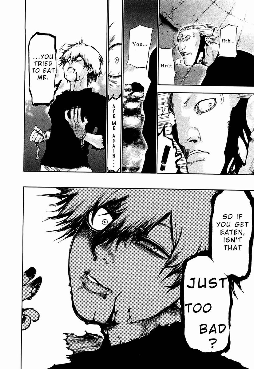 I like his character development #TokyoGhoul