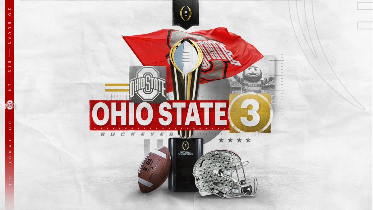 CFBPlayoff's tweet photo. December 2️⃣0️⃣ #CFBPlayoff Selection Committee Rankings 🏈🏆

3️⃣. Ohio State // @OhioStateFB // #GoBuckeyes https://t.co/aOpTxyl9mo