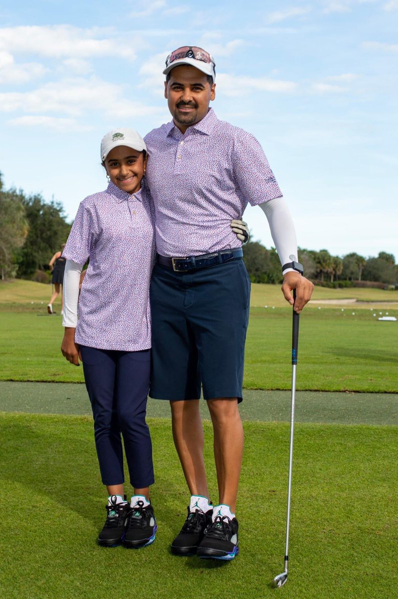 Tajigolf's tweet image. Nothing beats the priceless memories you get to live when playing a Parent Child Tournament. Those memories with your hero are the BEST!
@PNCchampionship @GOLF_com @GolfChannel #pncchampionship #golf #fatherdaughter @Jumpman23