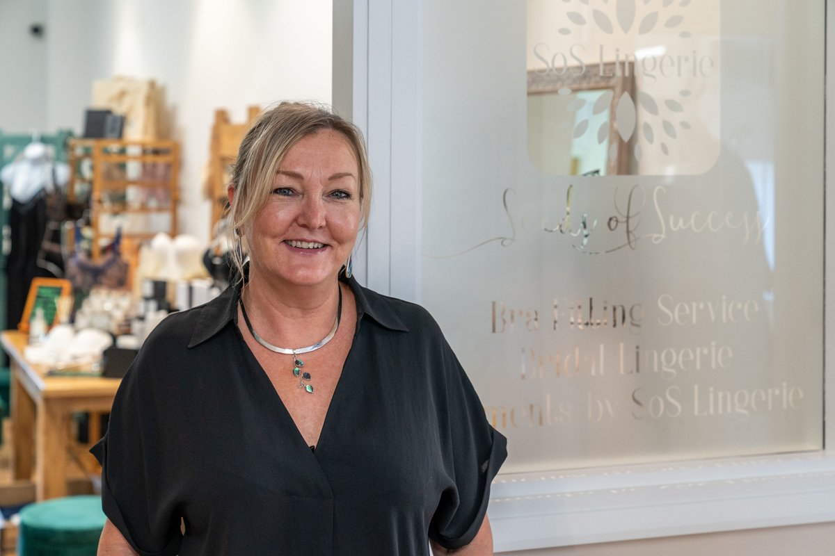 LingerieSoS's tweet photo. @TheoPaphitis I am Justine and own SoS Lingerie. I am passionate about supporting women with wearing correctly sized and fitted lingerie, also providing comfy leisurewear. 80% of women are still wearing the wrong size and I can help. #LingerieConsultations #BraFitting #SBS https://t.co/TiO2l53jD1
