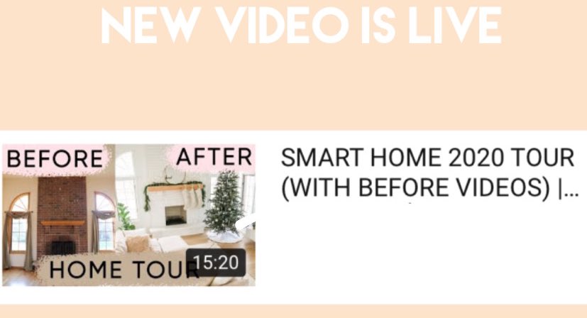 Full home tour !! I had so much fun filming and editing this one!! Definitely the video If you’ve ever had questions! 

youtu.be/Zn78Jrwuat4