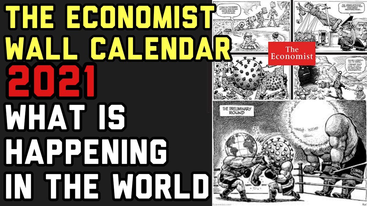 OTRVideos's tweet photo. The Economist Wall Calendar 2021! What Is Happening In The World? https://t.co/pmtmkycDX6
#America #China #Russia #Germany #Europe #India #Japan #Manchester #London #Paris #Berlin #Vienna #Asia #Hollywood #AI #WakeUp #Zionist #Vietnam #Matrix #Robot #cryptocurrencies #Pakistan https://t.co/frGOsKpFXB