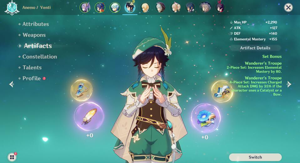 Artifacts help you become stronger and enhance your damage and reactions. Each type of artifact has different attributes and main stats, and I’m going to explain to you every. single. one.