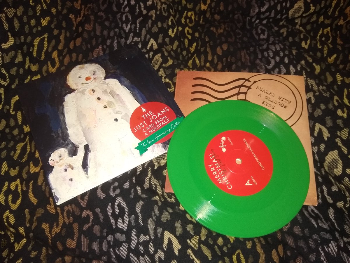 What an absolute ruddy festive treat. You can still get your handsome green copy of <a href="/TheJustJoans/">The Just Joans</a> 'Card From A Multipack' over on the <a href="/fikarecordings/">Fika Recordings</a> Bandcamp.