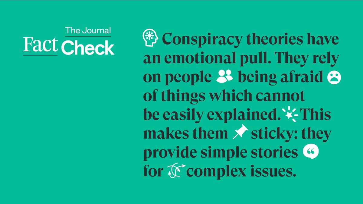 2/ First of all, it’s important to understand why people believe misinformation and how it gains traction. A belief in conspiracy theories or bad information can be a very normal response to difficult issues - and 2020 has been filled with difficult issues.