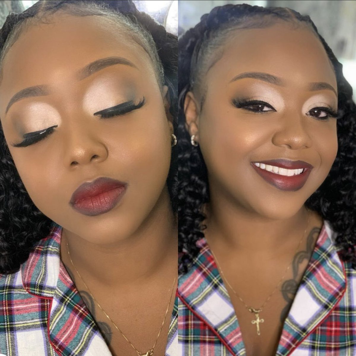 PixieBeatz_'s tweet photo. Just before her Family Christmas photoshoot 🎨🎄

Christmas appointments are $20 extra due to it being a major holiday ♥️

Booking link is in our bio. 

Instagram: @PixieBeatz_ 

#Christmas  #Christmas2020 #MiamiMua #PixieBeatz #MiamiMakeupartist #SupportBlackBusiness https://t.co/6TXSbC957J