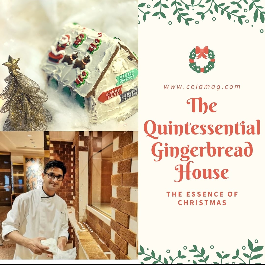 CeiaMagazine's tweet photo. There's no separating Christmas and Gingerbread! Read all about 'The Quintessential Gingerbread House' along with a few insights from accomplished pastry chef Ratheesh Unni Nair, in our December edition of Ceia magazine.
.
.
  #hospitalitymagazine #digitalmagazine #gingerbread https://t.co/5Wl9wWYdsu