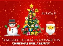 mysterioussu's tweet photo. @tcl_india Here is My Christmas tree decorated with All Happy, fun Emojis
#DeckTheTree
@tcl_india
@itzzmesowju
@porwal_sarika
@rajeevkshitij
@Sanjiv_34
@prashpatel_ https://t.co/ncTpF2Prtf