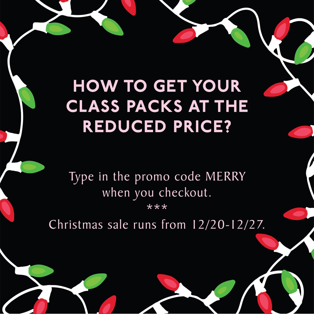❄️ WE’RE HAVING A CHRISTMAS SALE! ❄️

In light of the holidays, we wanted to share some Christmas joy with all of you! 🎄❤️💚 

SWIPE➡️➡️➡️ for deets about our Christmas sale and how to apply codes at checkout. Sale runs from December 20 until Christmas Eve! 🎁🎁🎁