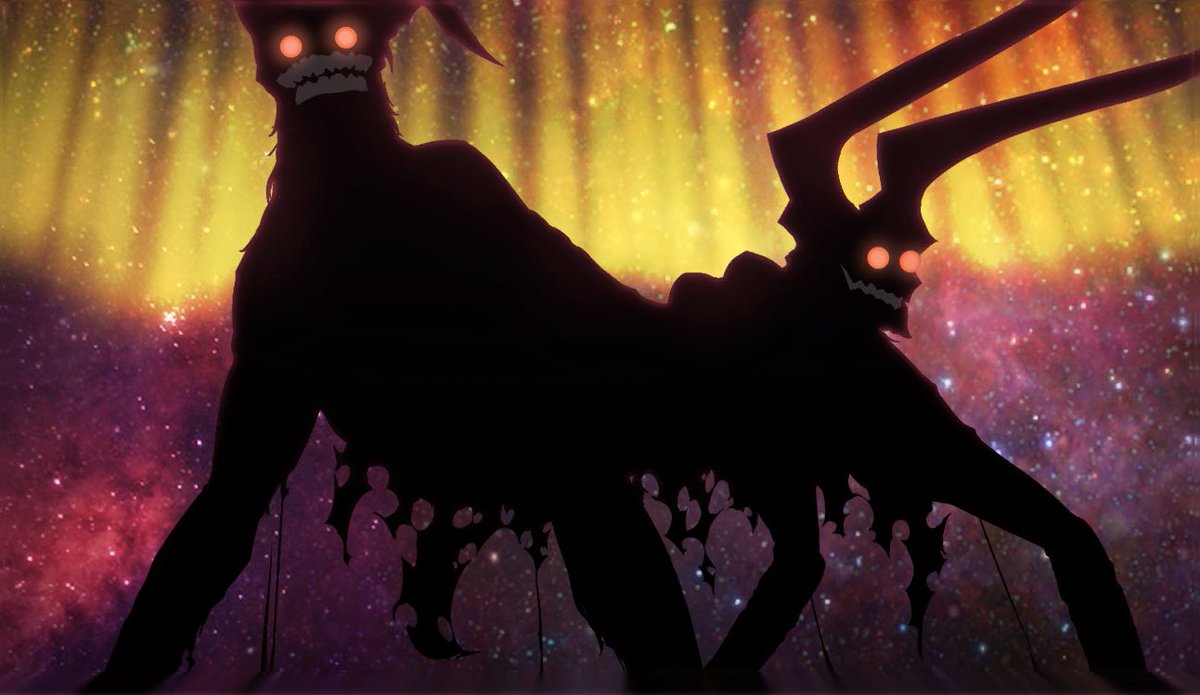 Aha. Soon that body there will be /nothing/ when I have been gaining power overtime.

The seals 𝗯𝗿𝗲𝗮𝗸𝗶𝗻𝗴, soon, all living beings will get for what they have demanded.