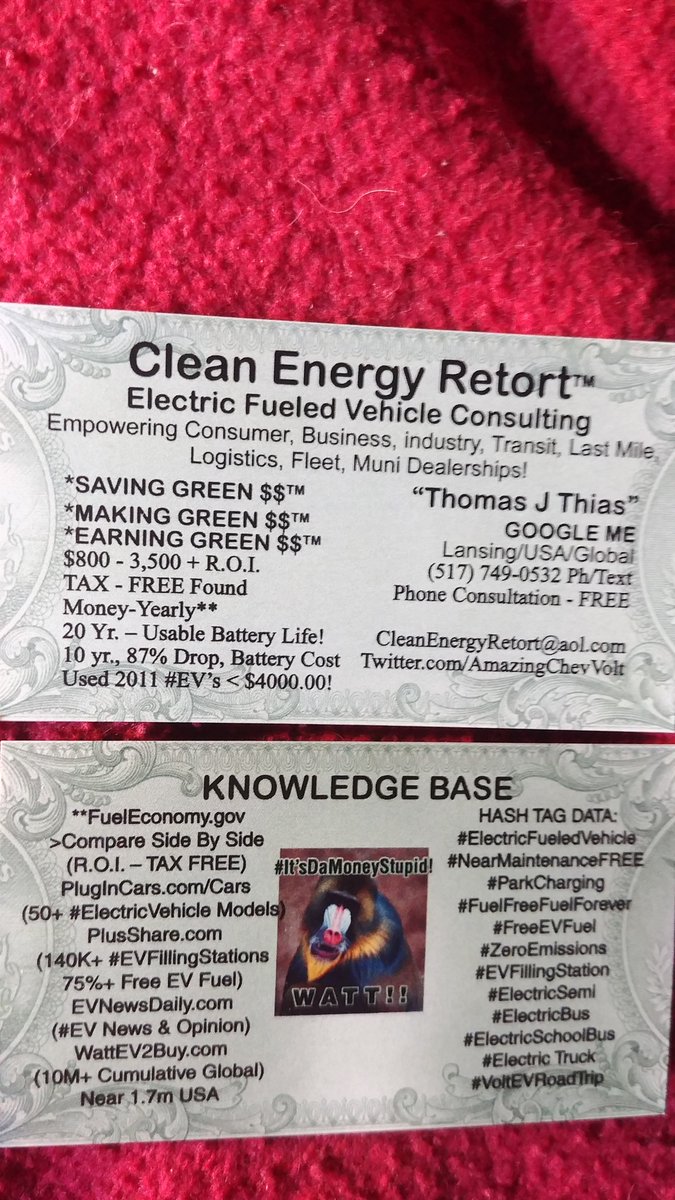 AmazingChevVolt's tweet photo. @vascopyjama @SustainergyA @DawnRoseTurner @OLDGRAHAM1 @arikring @wernerkeil @RisePDX @mzjacobson @Jackthelad1947 @HansLak @seth_leitman @debraruh @charluv2011 @TimGuinee @SaleemulHuq @stracma @JeremyMallin @raduede @Tecgale @MarianSmedley @kirillklip @MLCzone @NPSusa @iwantmynbn @enricomolinari @Hal_Good @OlumideIDOWU @lalitapetila @sddphoto @AdamRogers2030 @JukkaPSeppl @lillith6 @luribea68 @climateguyw @markburgerenerg @TXsharon @AmandaRay02 @StopAdaniCairns @ClayEngberg @suzlette333 @ken_crichlow @NuovaRealta @KJChalvatzis @lkafle @ProfStrachan @THEnergyNet @dan613 @mvollmer1 @Tesla @vegix INSIDER/ 
For Years, EPIC Battles Fought, Nevada, Florida, S. Carolina Et All!
Bottom Line:
Put A #SmokeStackFreeSolarEVFuelRefineryOnMyRoof
=
#FuellFreeFuelForever
+
#SolarAsEVFuel For My #ElectricFueledVehicle W/HUGE #FossilFuels OffSets
+
#NearMaintenanceFREE
#ItsDaMoneyStupid https://t.co/vDJCd51vHs