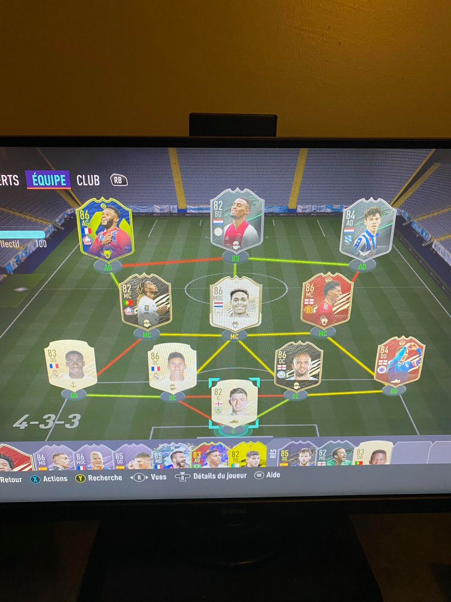 28 - 2 👍 C'est kiffant de jouer avec des équipes comme ça en vrai!