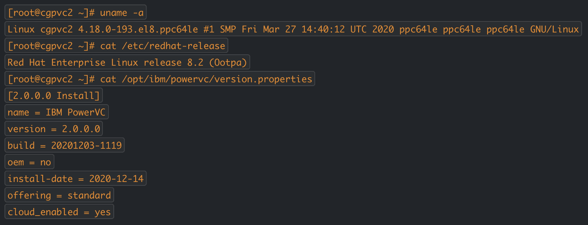 cgibbo's tweet image. PowerVC 2.0 installed in the lab. The new &quot;Carbon&quot; based UI looks good. What&apos;s new in version 2.0.0? ibm.biz/BdfBqh ibm.biz/BdfBpU #PowerVC #IBMPowerVC #AIX #IBMAIX