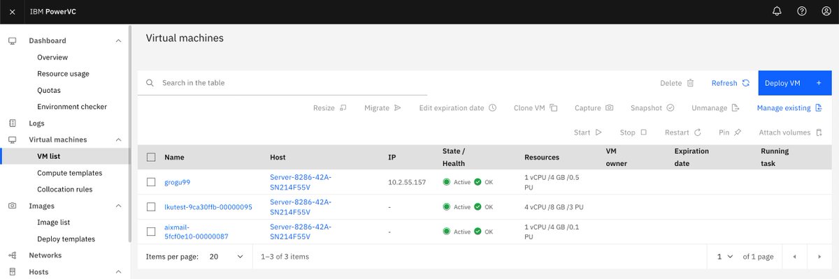 cgibbo's tweet image. PowerVC 2.0 installed in the lab. The new &quot;Carbon&quot; based UI looks good. What&apos;s new in version 2.0.0? ibm.biz/BdfBqh ibm.biz/BdfBpU #PowerVC #IBMPowerVC #AIX #IBMAIX