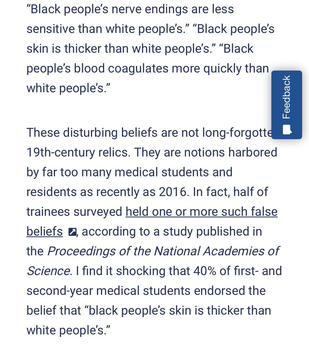 These things may seem trivial if you’re white but if you’re Black, it can literally mean life or death, which is a big reason I don’t go to white doctors if I can avoid it.Why?