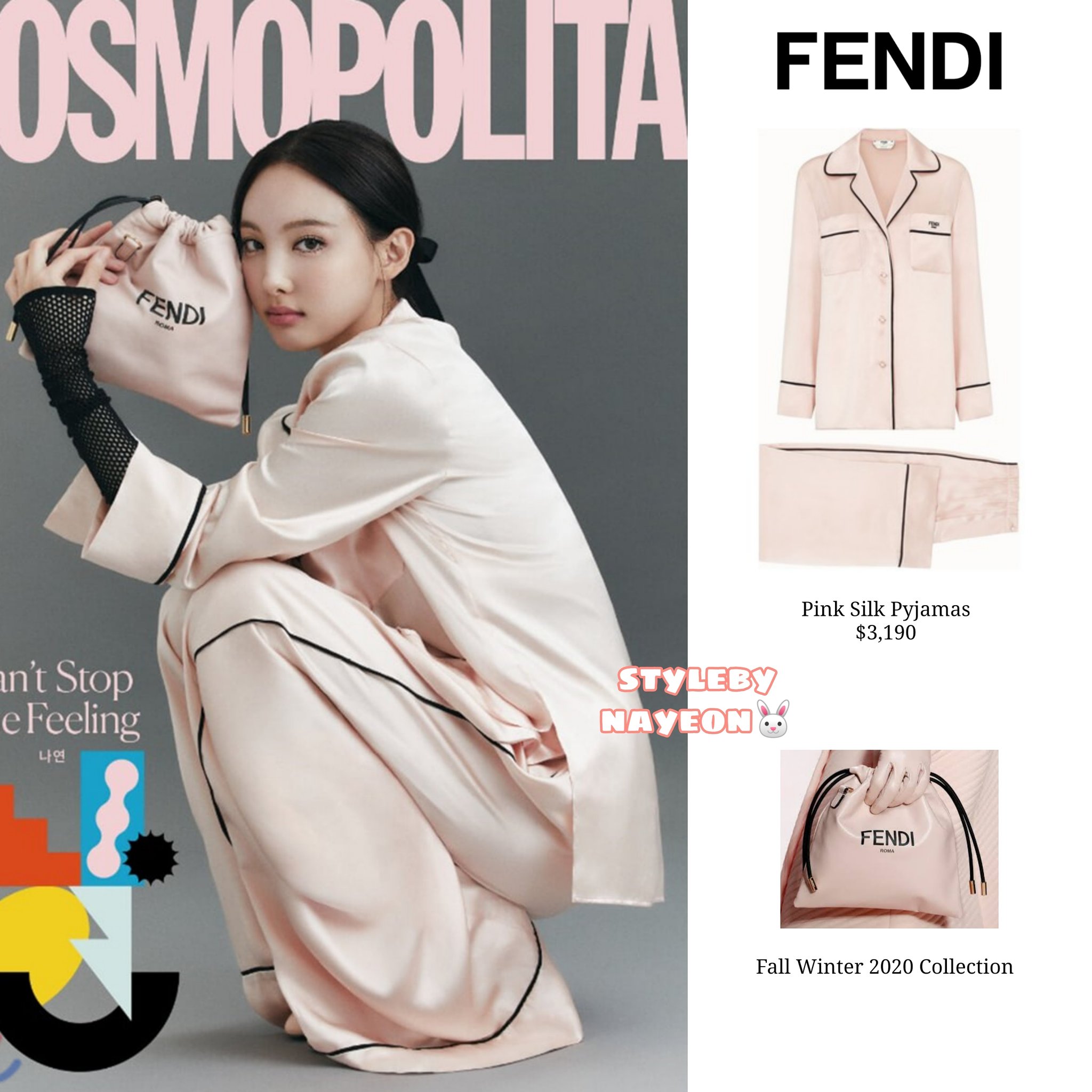 Fendi silk online pyjamas