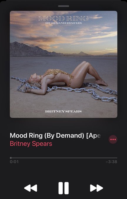 They also released two remixes for "Mood Ring" a few weeks later when the hype was already completely dead.  #FreeBritney
