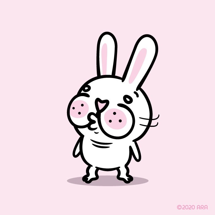 Fusagiさん ぷぃっ Fusagisan ふさぎさん うさぎ 絵 イラスト イラストグラム Illustration Kawaii かわいい 可愛い Art Cute キュート シュール ファンシー メルヘン Character キャラクター ゆるキャラ ゆるい 癒し