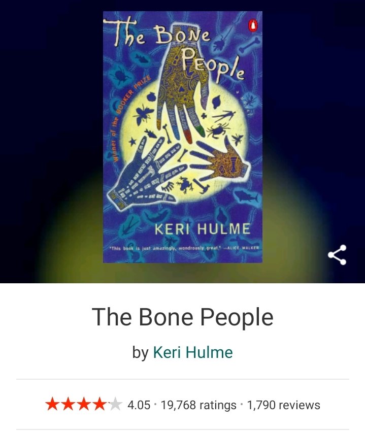 beckatej's tweet photo. @Madicattt The Bone People set in Aotearoa, which won the Booker Prize back in 1984. Still think about it frequently. https://t.co/hcxJhy2ynu