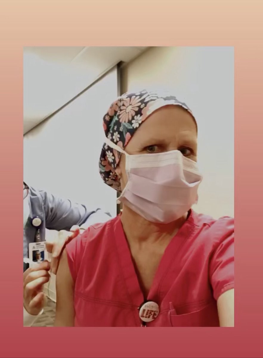Just received my COVID-19 vaccination! 

#Covid19vaccination #surgicalnurse 
#healthcareworkers #sciencematters